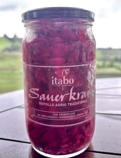 Sauerkraut-Repollo agrio Morado
